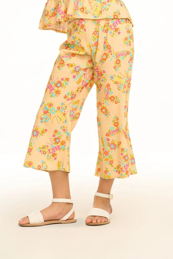 Outlet Emma Summer Of Love Print Trousers Kids Girls