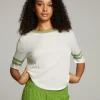 Cheap Enrique White Short Sleeve Women Loungewear | Tops