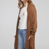 Online Eve Deep Taupe Sweater Women Outerwear | Loungewear