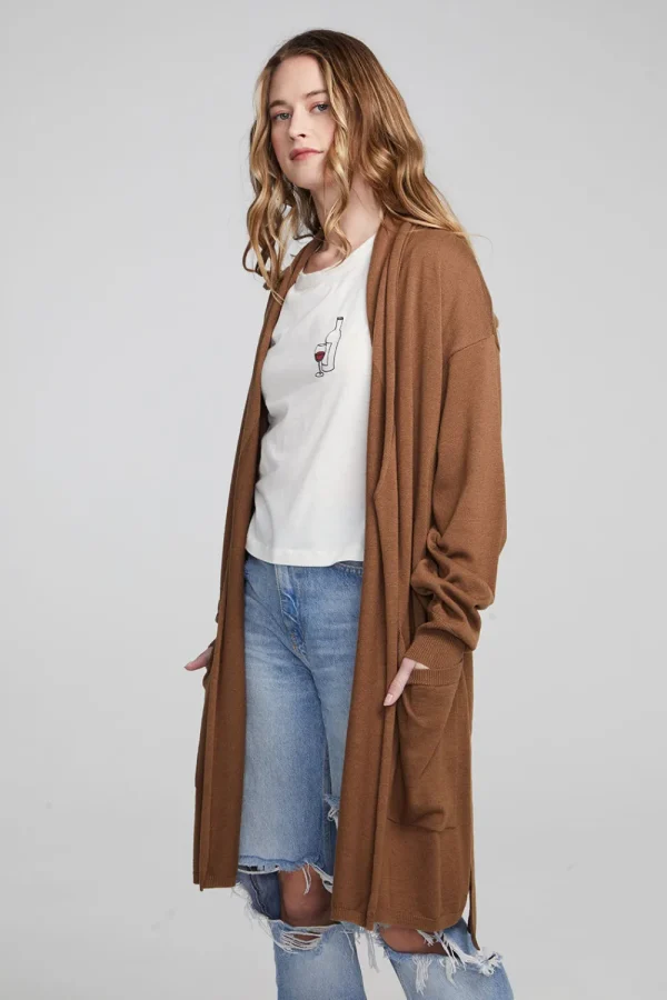 Online Eve Deep Taupe Sweater Women Outerwear | Loungewear
