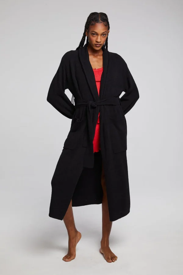 Discount Evee Maxi Licorice Cardigan Women Outerwear | Tops