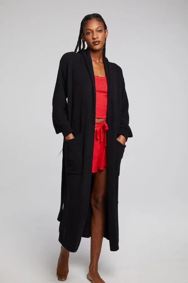 Discount Evee Maxi Licorice Cardigan Women Outerwear | Tops