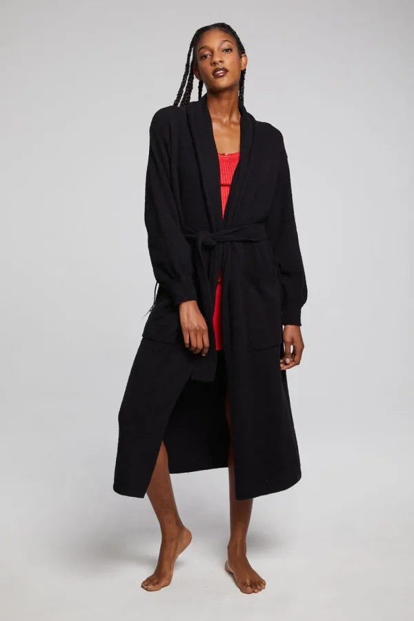 Discount Evee Maxi Licorice Cardigan Women Outerwear | Tops