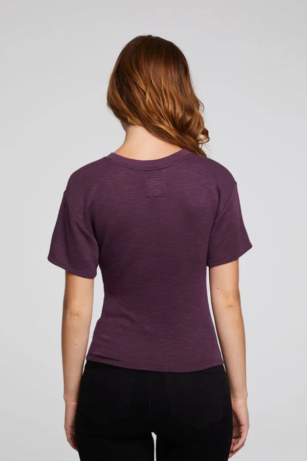 Cheap Evelynn Plum Perfect Tee Women Loungewear | Tops