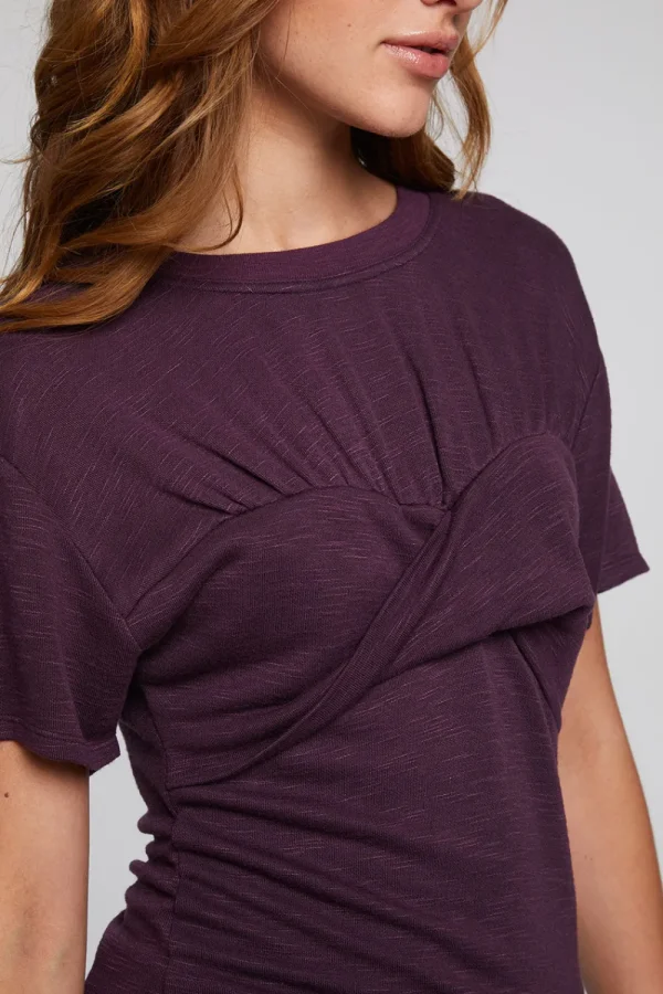 Cheap Evelynn Plum Perfect Tee Women Loungewear | Tops