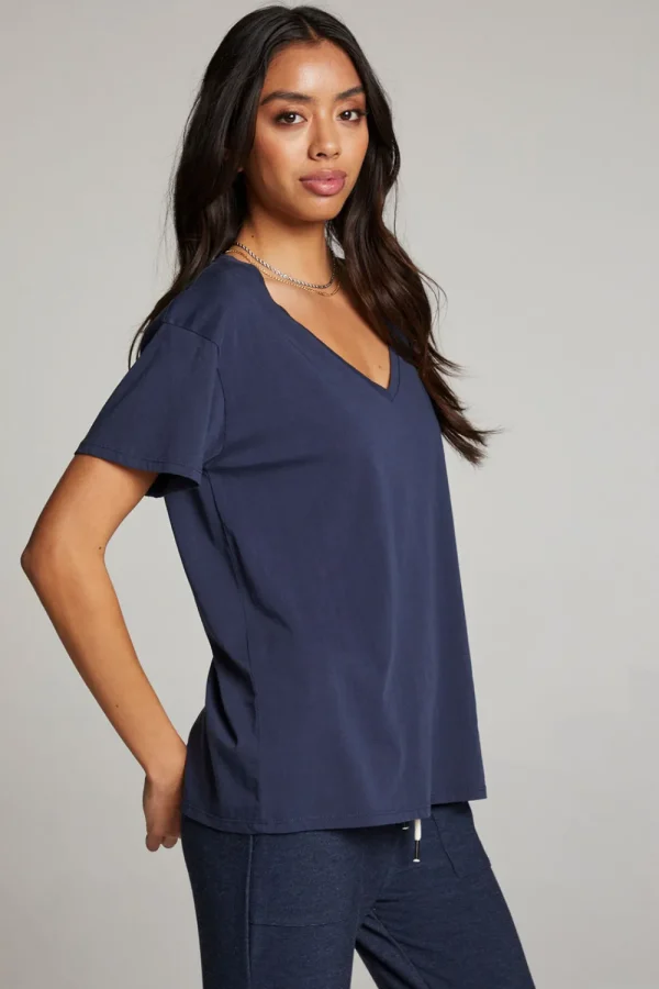 Outlet Everyday Essential Canopy V Neck Tee Women Loungewear | Tops
