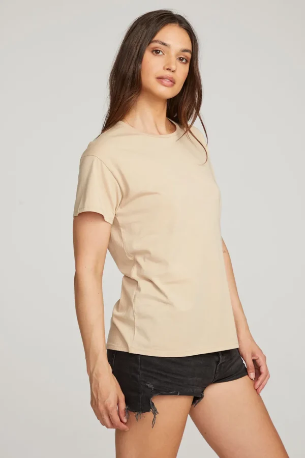 Flash Sale Everyday Essential Cappuccino Crew Neck Tee Women Loungewear | Essentials