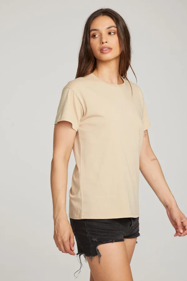 Flash Sale Everyday Essential Cappuccino Crew Neck Tee Women Loungewear | Essentials
