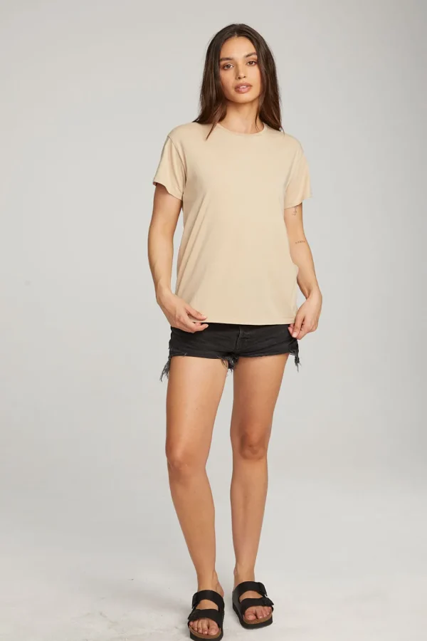 Flash Sale Everyday Essential Cappuccino Crew Neck Tee Women Loungewear | Essentials