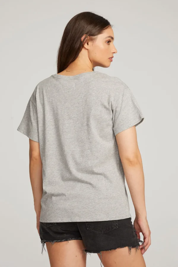Cheap Everyday Essential Heather Grey Crew Neck Tee Women Loungewear | Tops