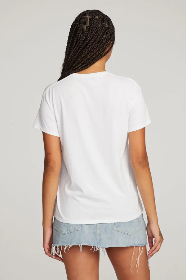 Shop Everyday Essential White Crew Neck Tee Women Loungewear | Essentials