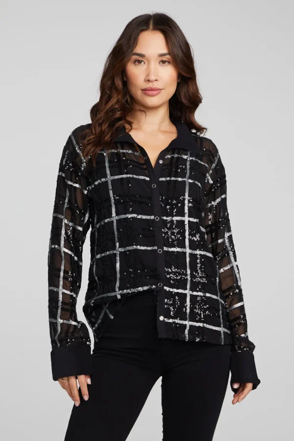 Hot Evory Fairfax Plaid Button Down Women Loungewear | Tops