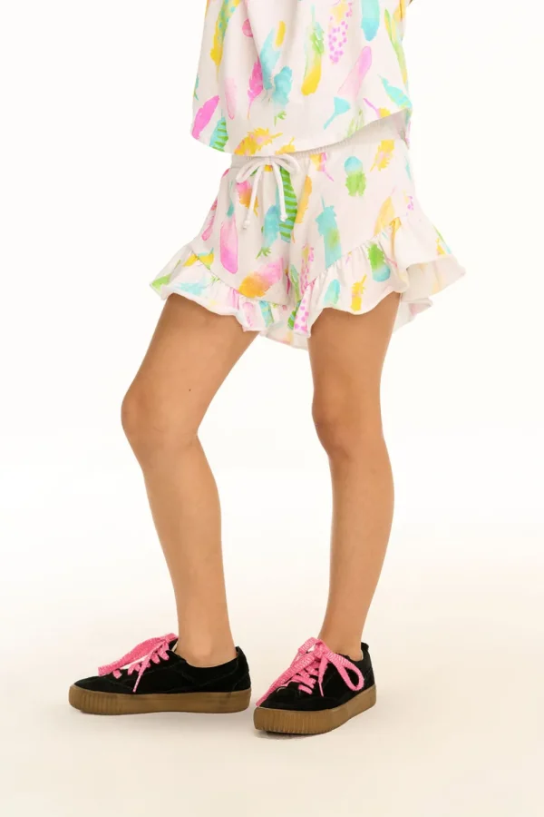 Online Feathers Grotto Shorts Kids Girls