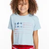 Flash Sale Flag Girls Tee Kids Girls