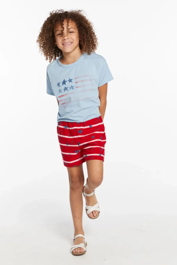 Flash Sale Flag Girls Tee Kids Girls