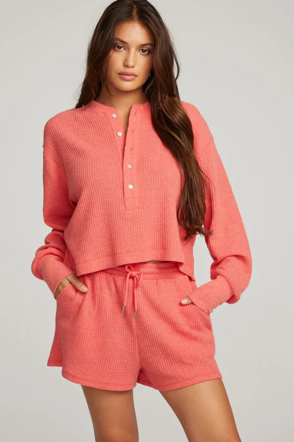 Hot Flame Long Sleeve Women Loungewear | Tops