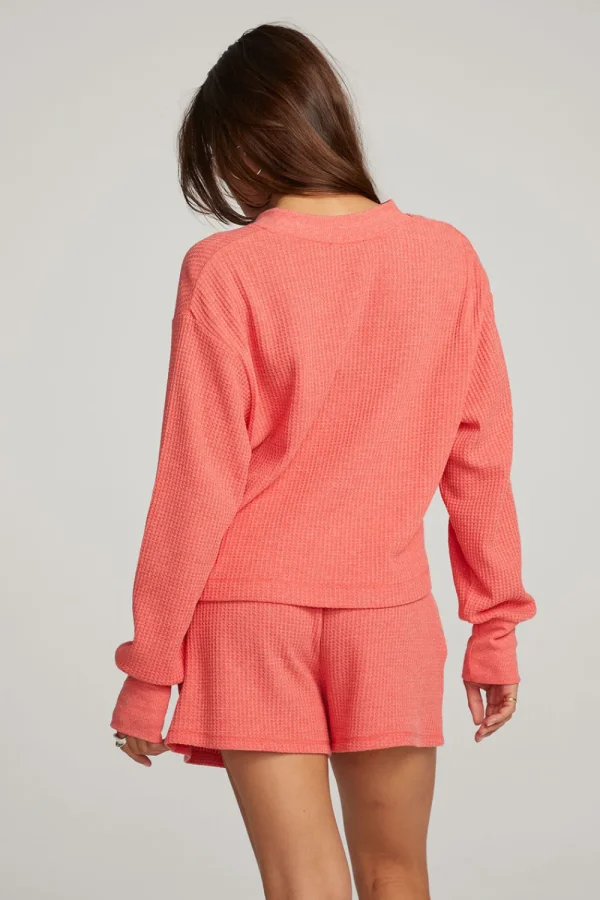 Hot Flame Long Sleeve Women Loungewear | Tops