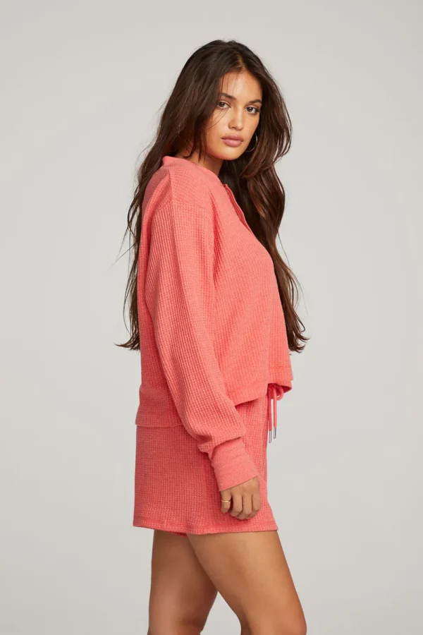Hot Flame Long Sleeve Women Loungewear | Tops