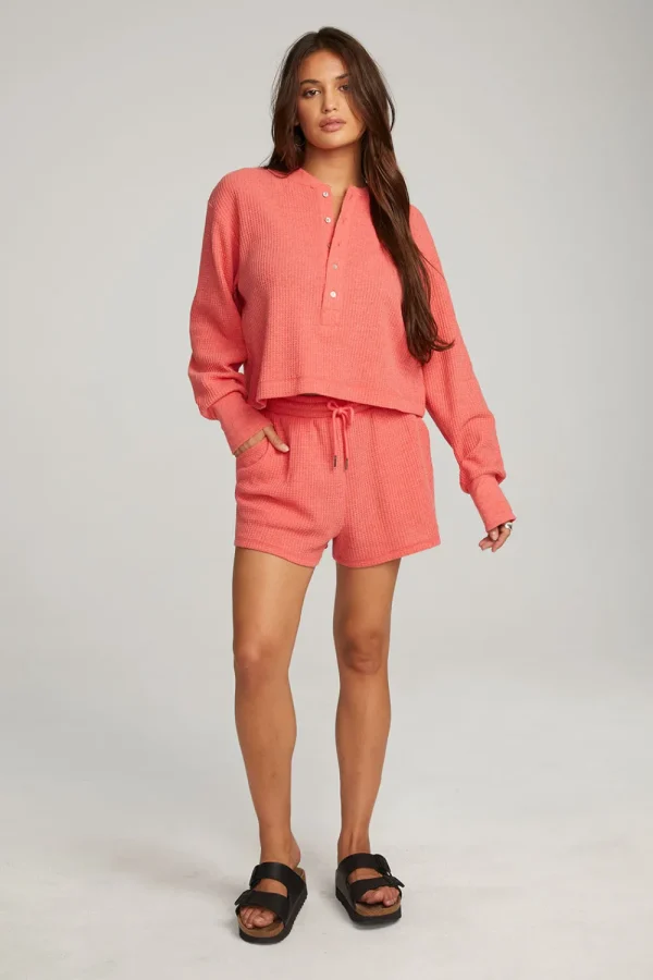 Hot Flame Long Sleeve Women Loungewear | Tops