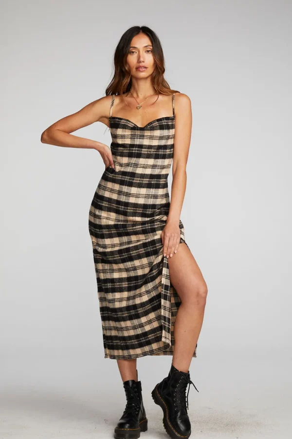 Sale Flannel Midi Slip Dress Women Loungewear | Dresses