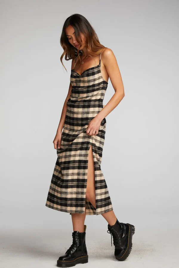Sale Flannel Midi Slip Dress Women Loungewear | Dresses