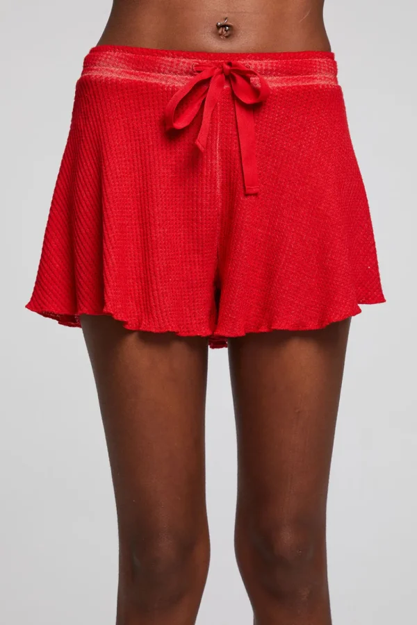 Cheap Fleur Crimson Short Women Loungewear | Bottoms