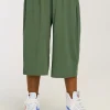 Cheap Flowy Dark Forest Green Heirloom Woven Pant Kids Girls