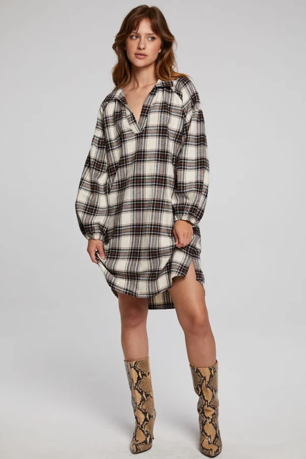 Fashion Folk Americana Plaid Mini Dress Women Loungewear | Dresses