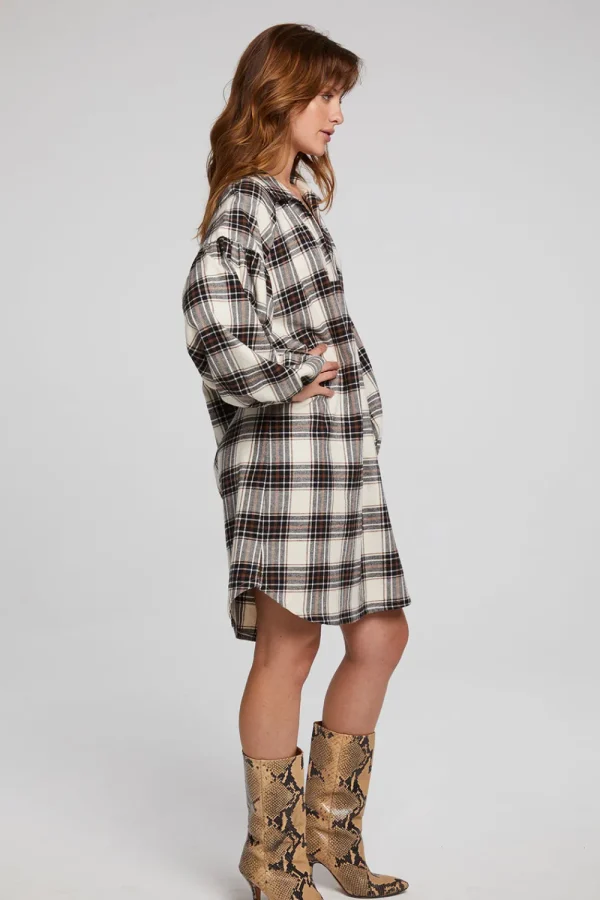 Fashion Folk Americana Plaid Mini Dress Women Loungewear | Dresses