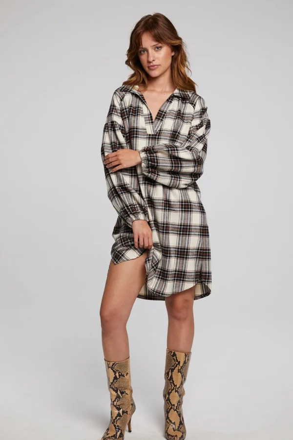 Fashion Folk Americana Plaid Mini Dress Women Loungewear | Dresses