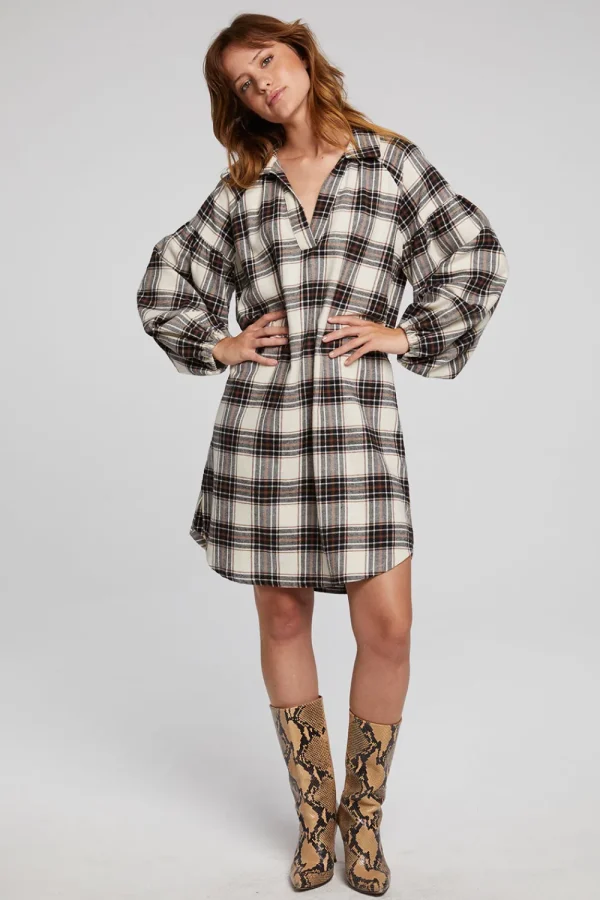 Fashion Folk Americana Plaid Mini Dress Women Loungewear | Dresses