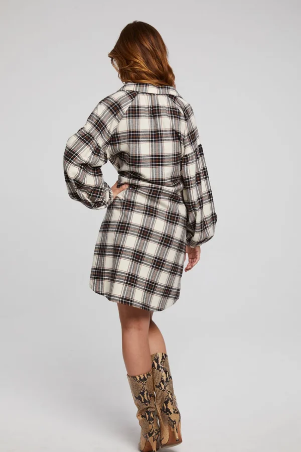 Fashion Folk Americana Plaid Mini Dress Women Loungewear | Dresses