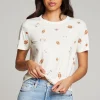 Hot Football Party Embroidery Tee Women Loungewear | Graphics