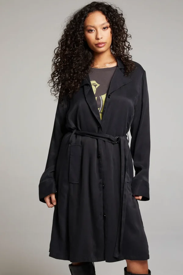 Shop Ford Licorice Trench Coat Women Outerwear | Loungewear