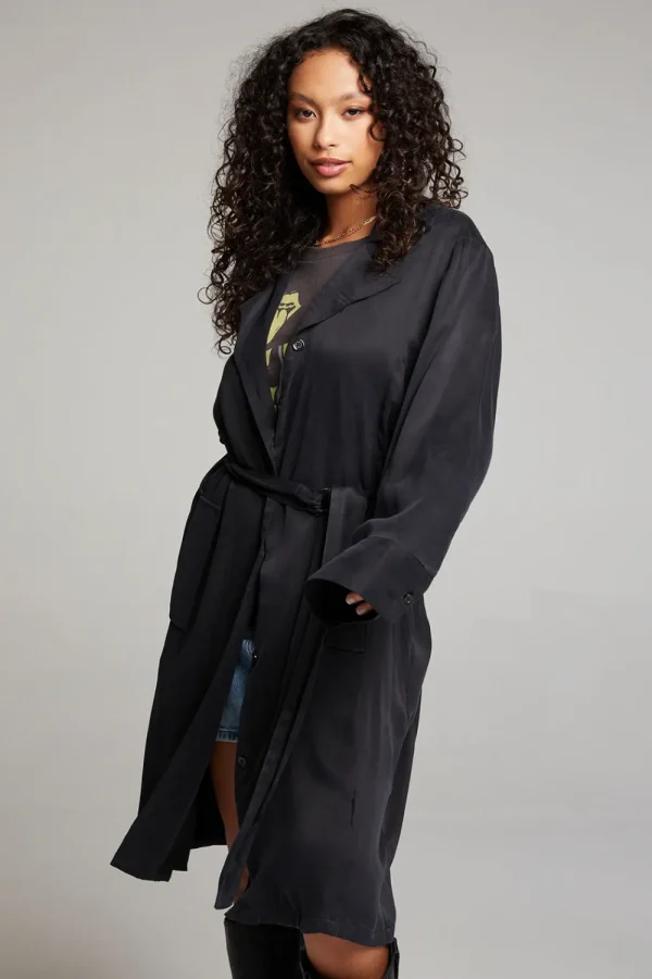 Shop Ford Licorice Trench Coat Women Outerwear | Loungewear