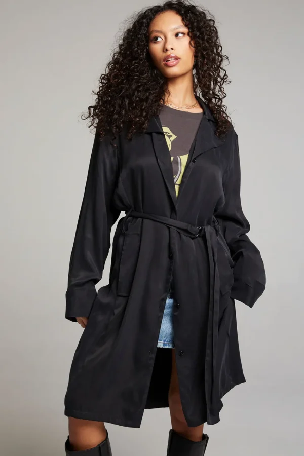 Shop Ford Licorice Trench Coat Women Outerwear | Loungewear