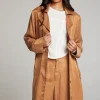 Clearance Ford Toffee Trench Coat Women Outerwear | Loungewear