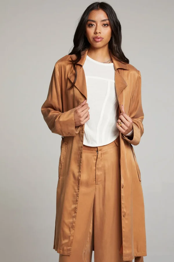 Clearance Ford Toffee Trench Coat Women Outerwear | Loungewear