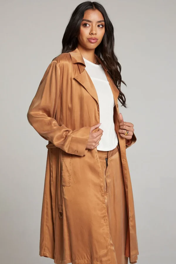 Clearance Ford Toffee Trench Coat Women Outerwear | Loungewear