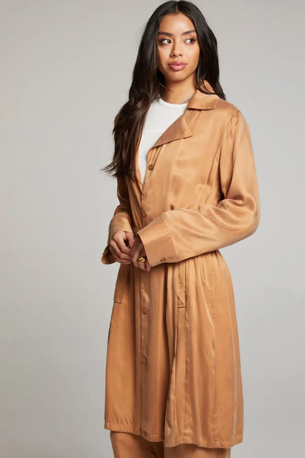 Clearance Ford Toffee Trench Coat Women Outerwear | Loungewear