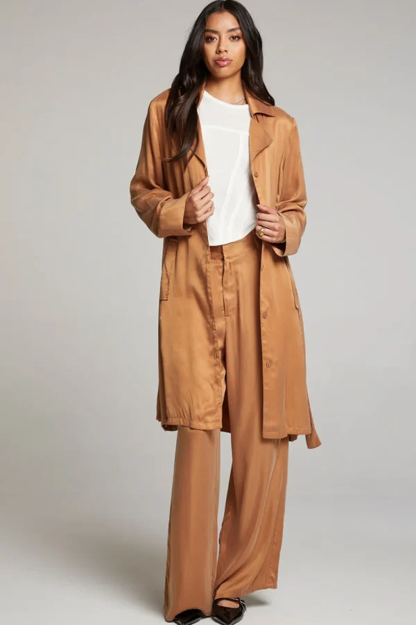 Clearance Ford Toffee Trench Coat Women Outerwear | Loungewear