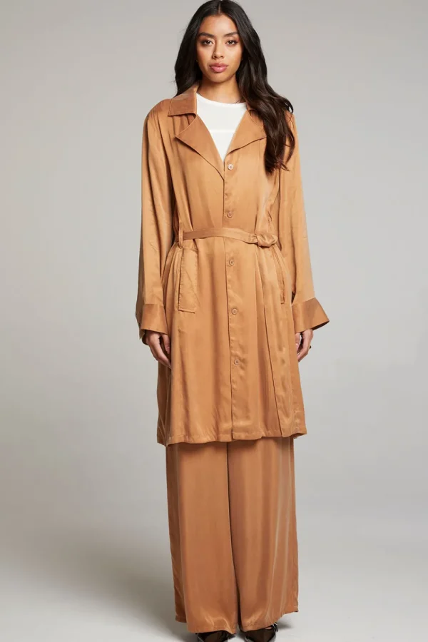 Clearance Ford Toffee Trench Coat Women Outerwear | Loungewear
