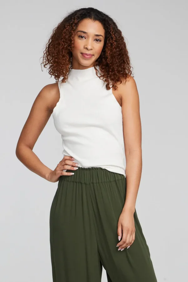Cheap Fox Bright White Tank Women Loungewear | Tops
