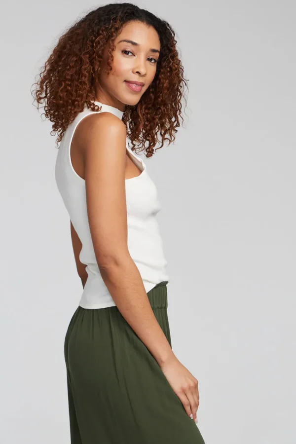 Cheap Fox Bright White Tank Women Loungewear | Tops