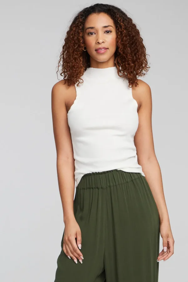 Cheap Fox Bright White Tank Women Loungewear | Tops