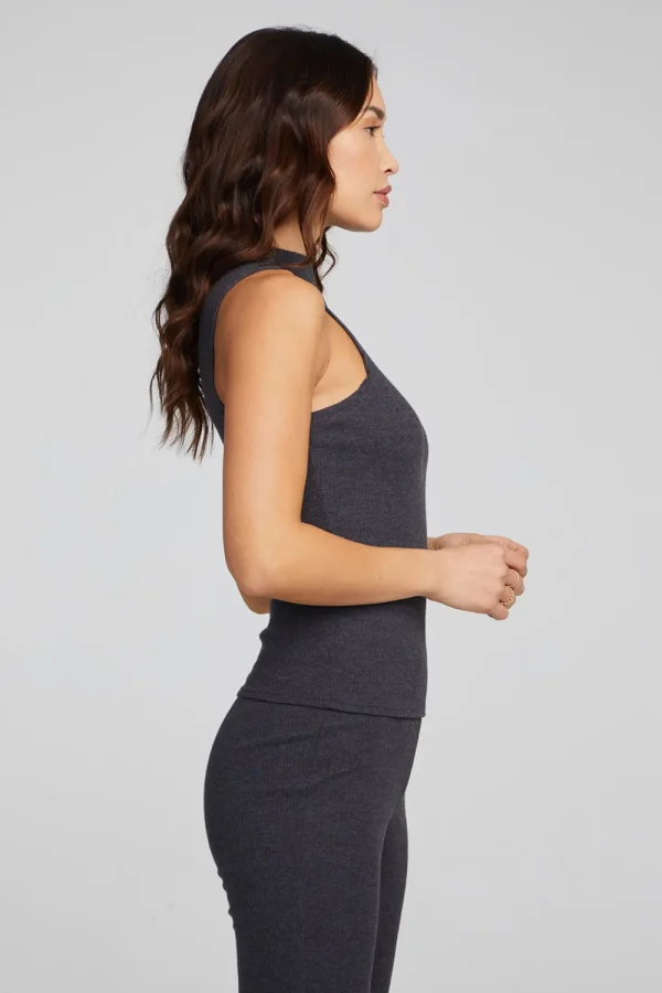 Best Fox Shadow Black Tank Women Loungewear | Tops