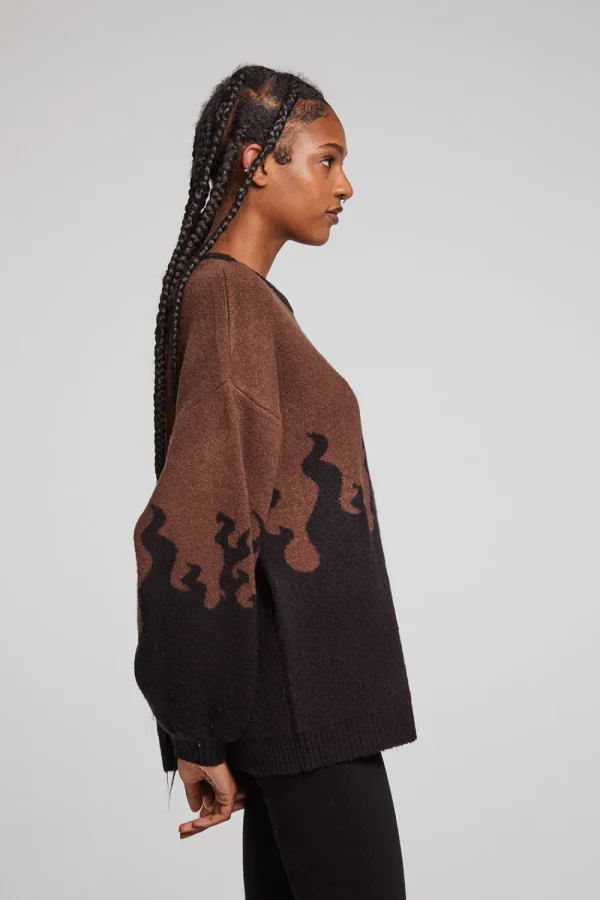 Flash Sale Foxy Sweater Flames Golden Pullover Women Outerwear | Loungewear