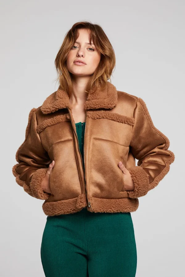 Flash Sale Franklin Sherpa Whiskey Jacket Women Outerwear | Loungewear