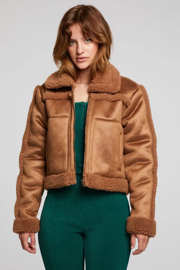 Flash Sale Franklin Sherpa Whiskey Jacket Women Outerwear | Loungewear