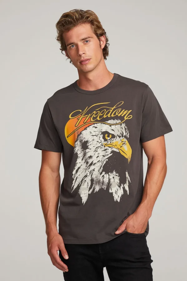 Cheap Freedom Eagle Mens Tee Tops